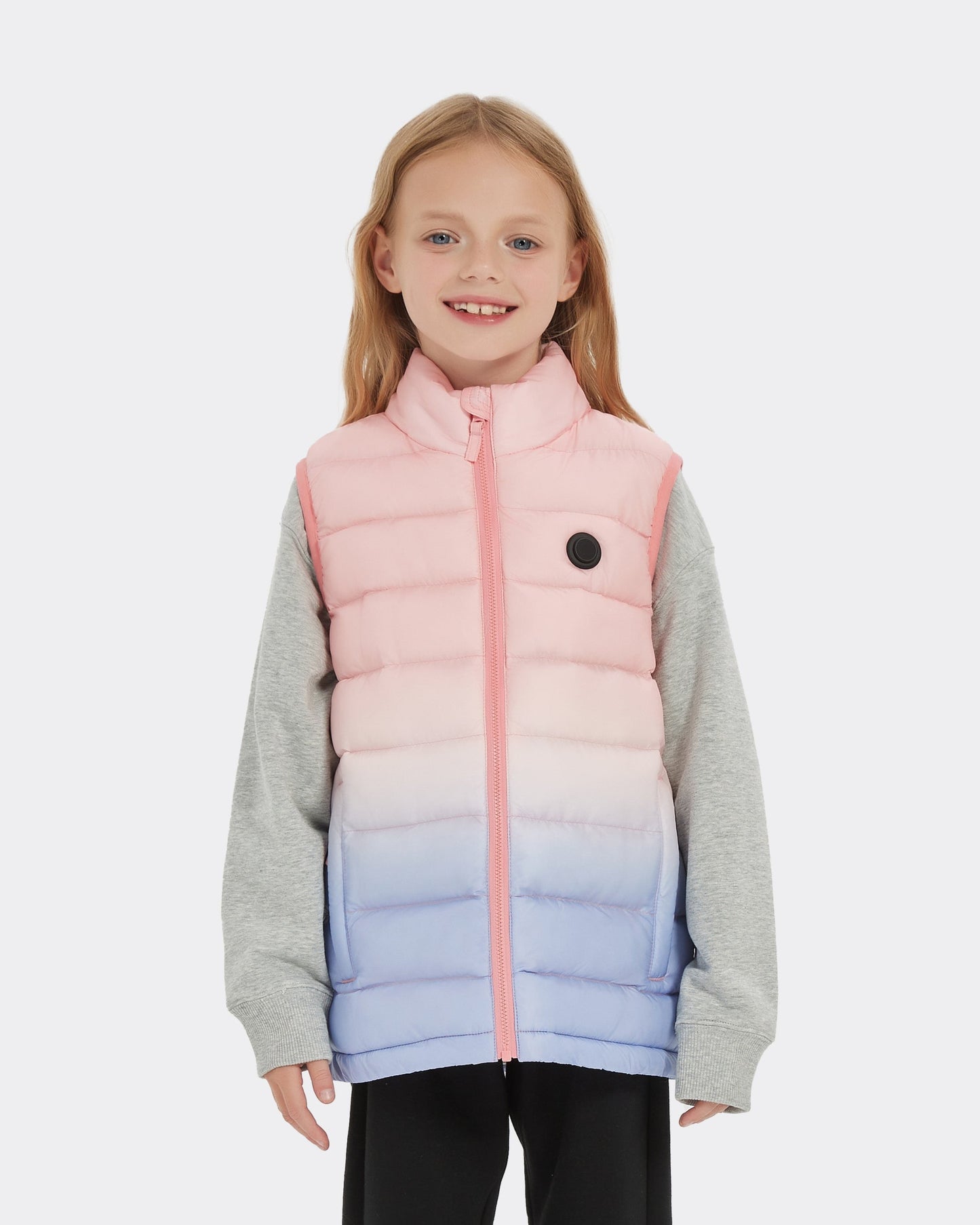 Girls' Heated Puffer Vest (Compact 5V Battery Included)