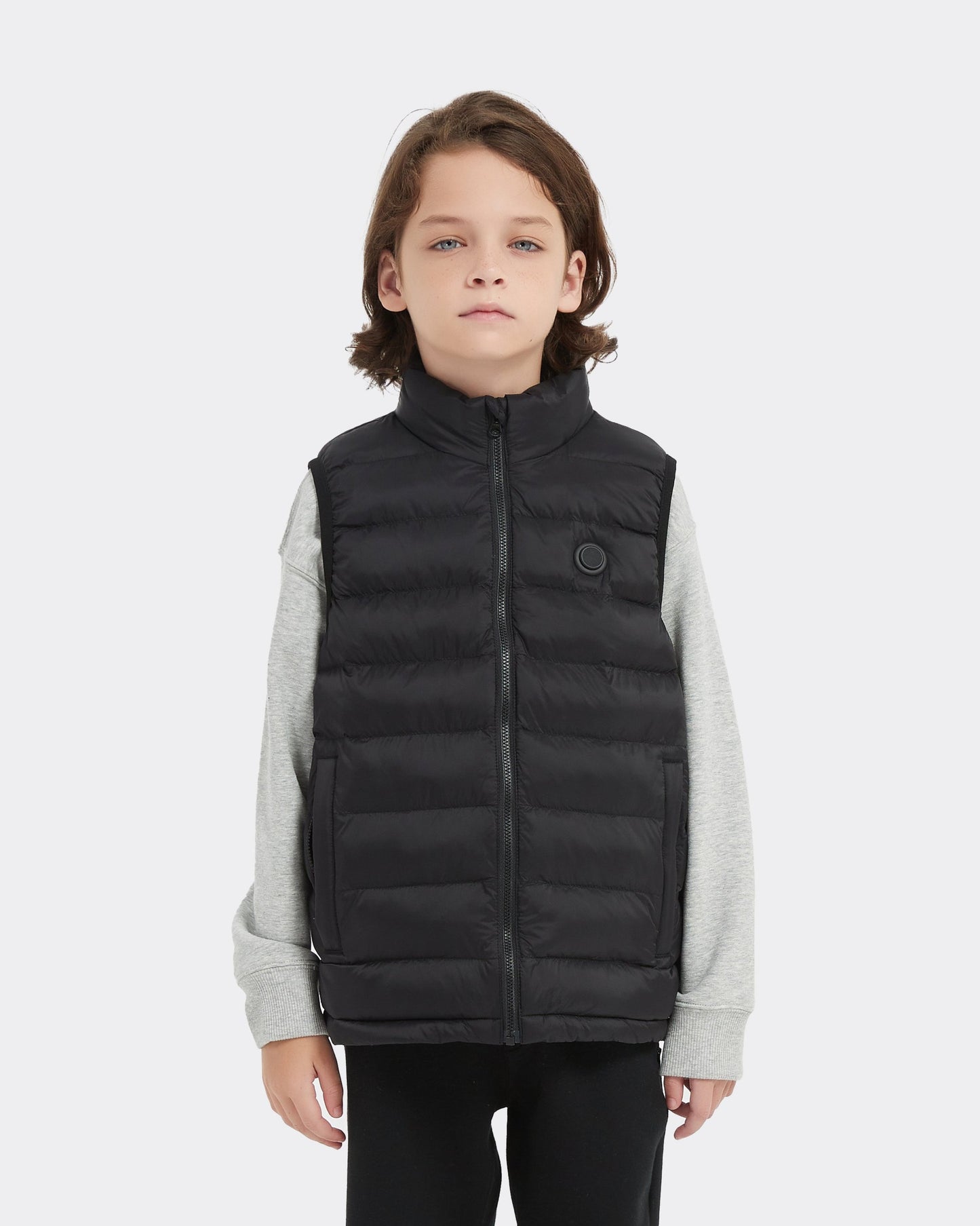 Boys' Heated Puffer Vest (Compact 5V Battery Included)